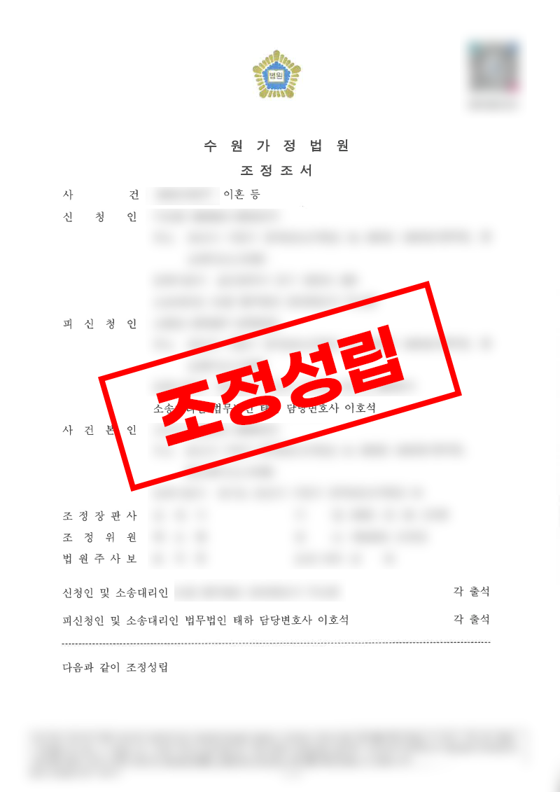 위자료 청구를 방어하고 재산분할 부담을 낮춘 이혼 조정 사례