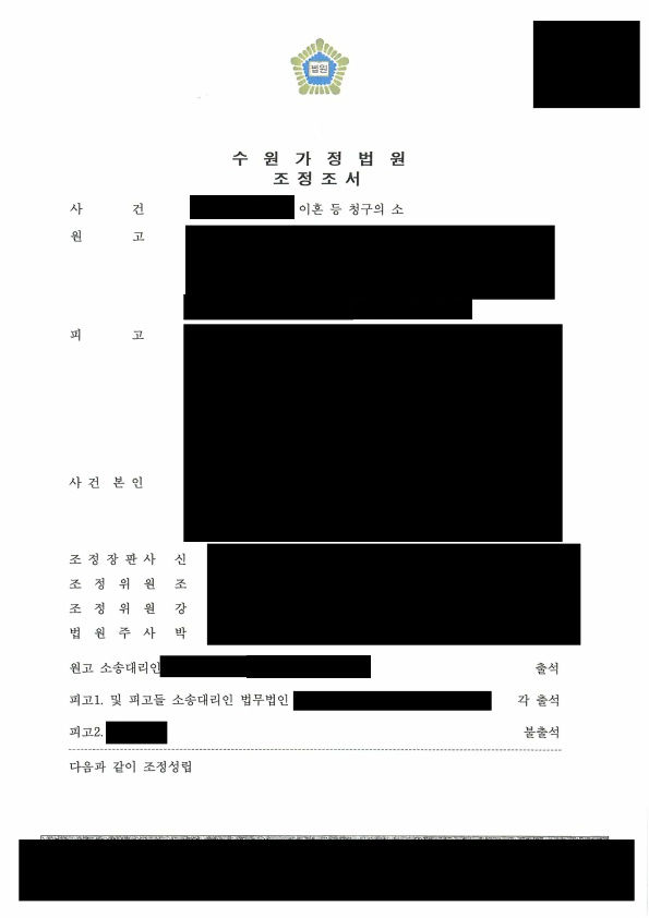 상간소송 위자료 2천만원 승소